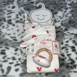 Toby baby blanket set